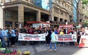 Manifestação contra Sartori