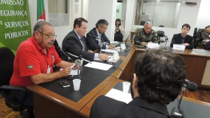 Dias representou o sindicato no debate