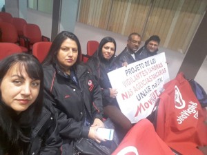 Representantes do sindicato e MoviCut estiveram presentes