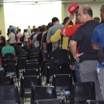 fila para votação