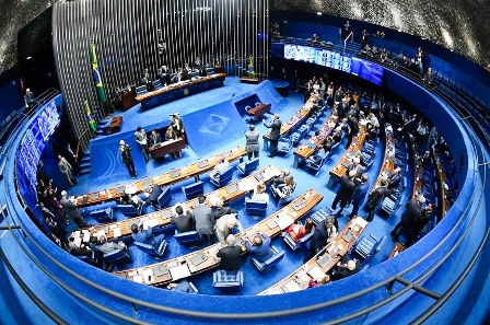 Plenário do Senado, onde acontecerá a votação em dois turnos