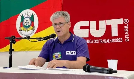 Amarildo Cenci, presidente da CUT - RS