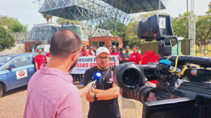 Entrevista para a TV