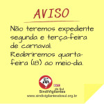 Cópia de Não teremos expediente  - 2