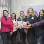 Presidente e diretoras apresentaram o projeto da Sala Lilás à deputada